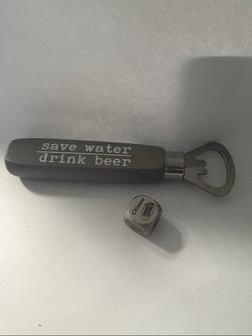 Dinner & Beer Kirklands Gray 'Beer' Bottle Opener & Dinner Dice
